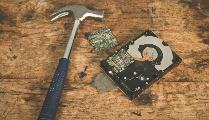 This is the best way to destroy an old hard drive