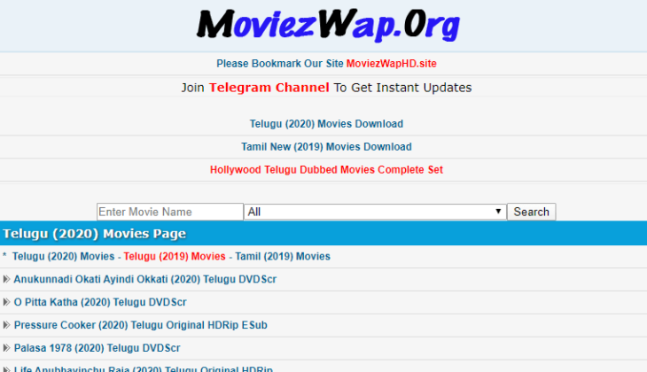 Moviezwap 2022 Telugu Movies and Hollywood Dubbed Movies Download